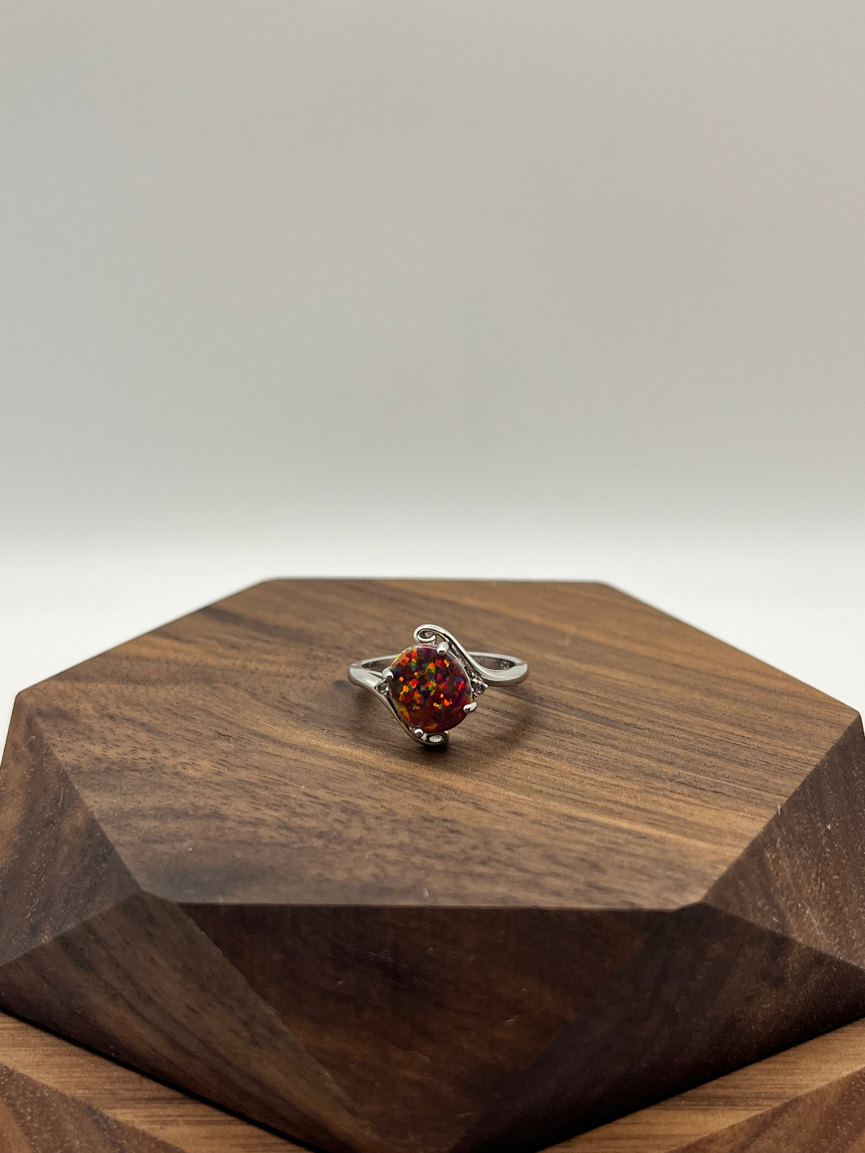 Fire Opal Women’s Ring