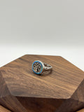 Blue Opal Tree of Life Women’s Ring