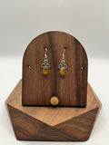 925 Sterling Silver Tiger Eye Tear Drop Earrings