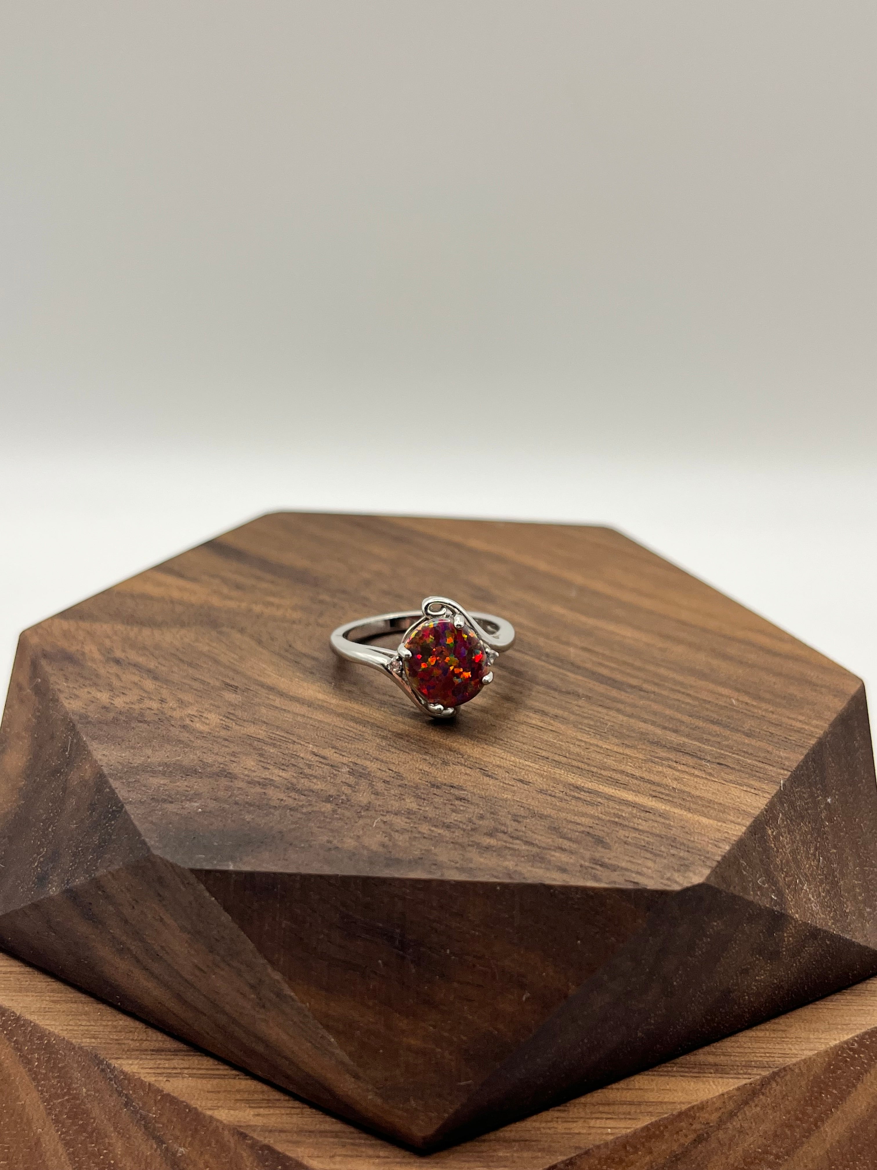 Fire Opal Women’s Ring