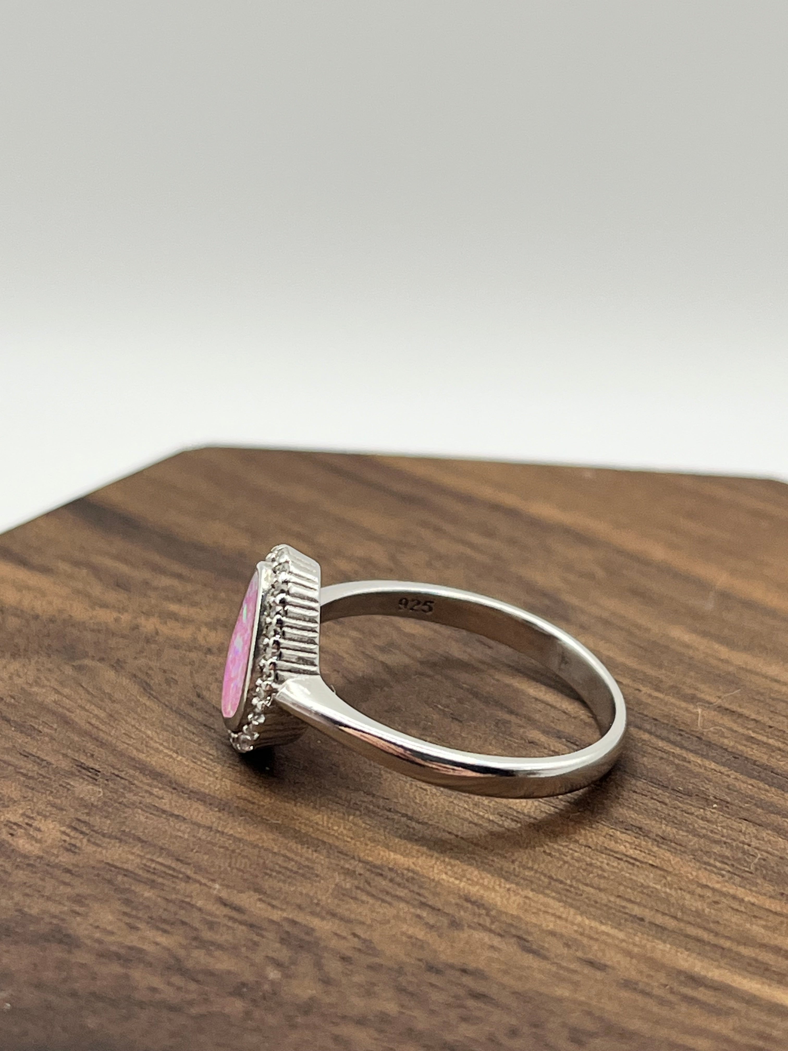 Pink Opal Women’s Ring