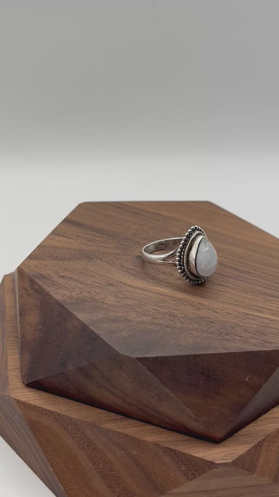 Quartz Pear Women’s Ring