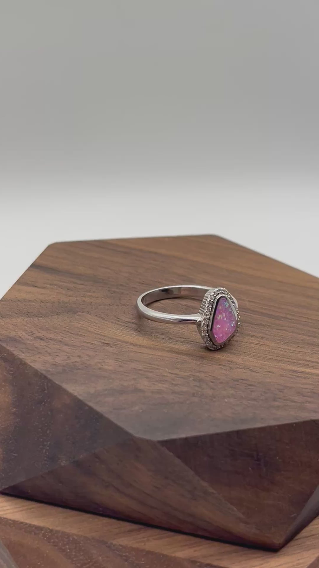 Pink Opal Women’s Ring