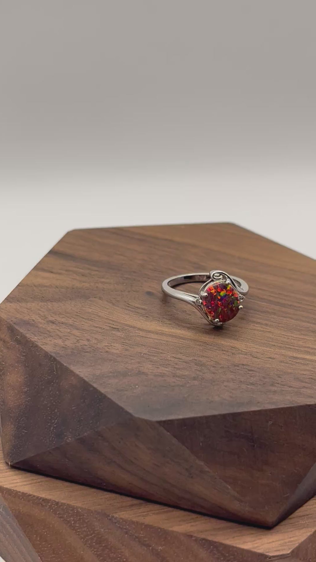 Fire Opal Women’s Ring
